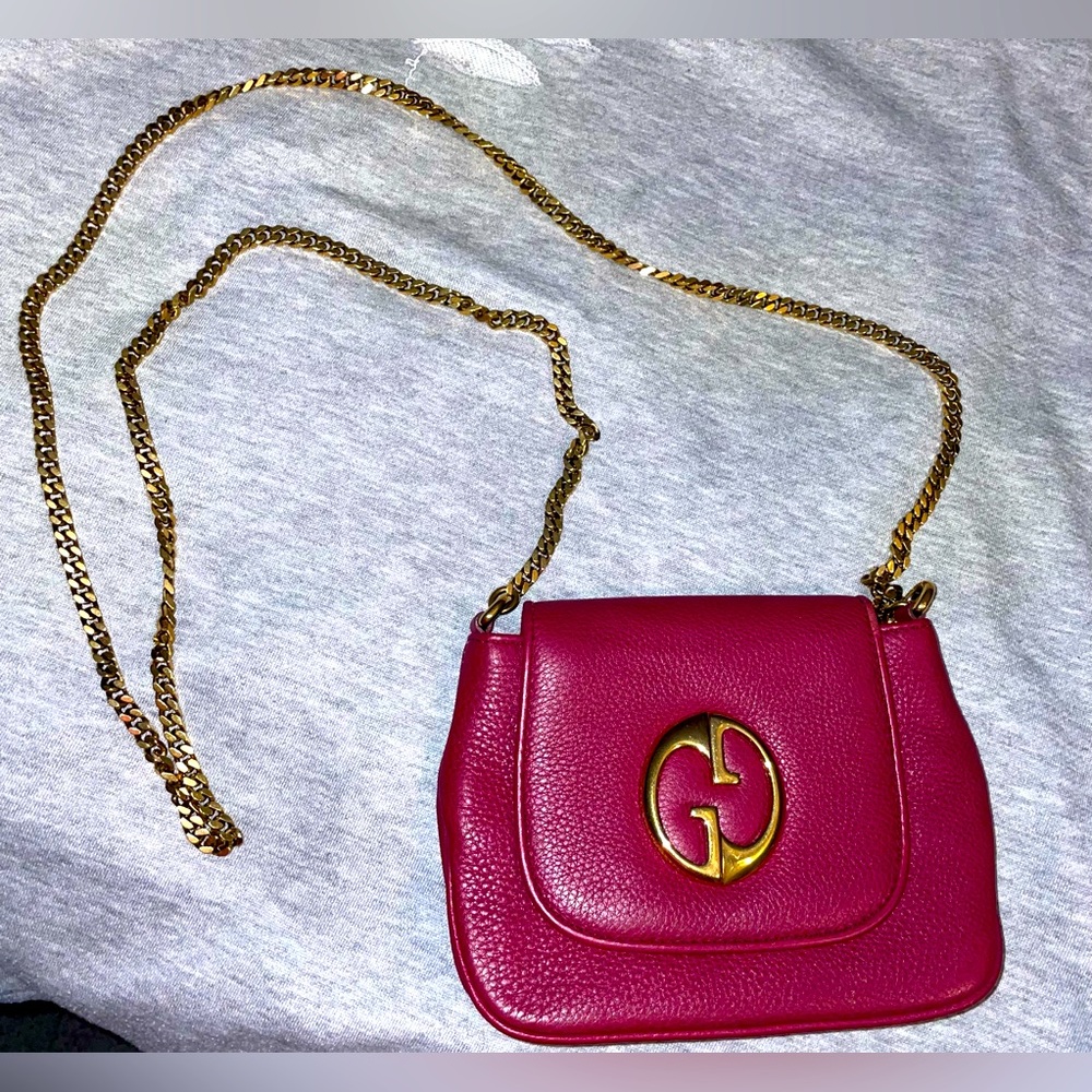 Authentic Cabernet/Maroon Gucci Bag